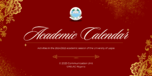 Academic Calendar - UNILAG Nigeria 2025 maroon