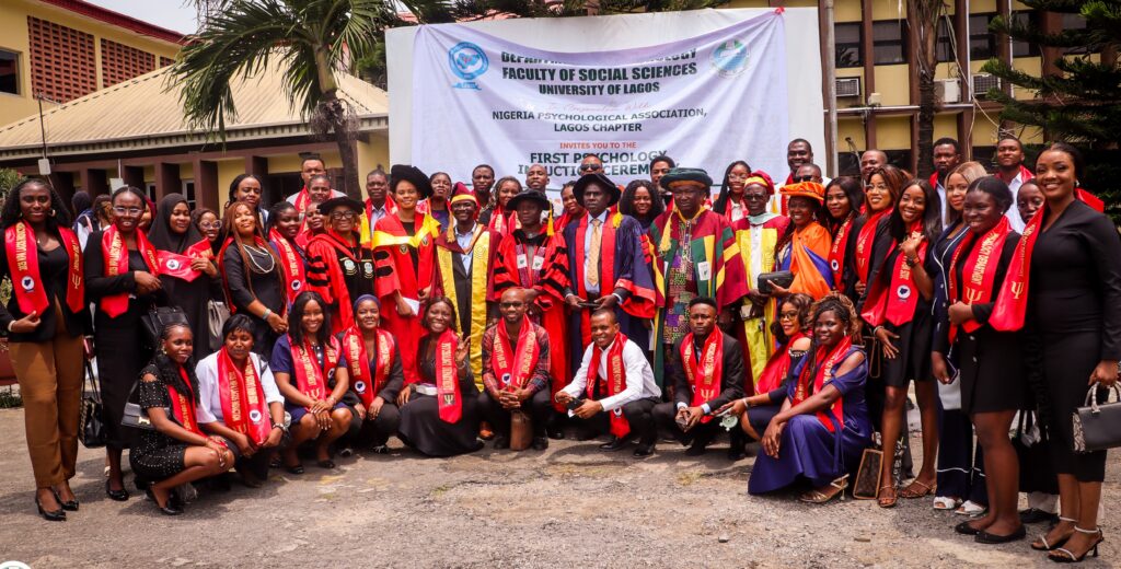 UNILAG Holds Maiden Induction of Students into Nigeria Psychological Association