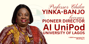 Professor Yinka-Banjo becomes Pioneer Director, AI-UniPod, UNILAG