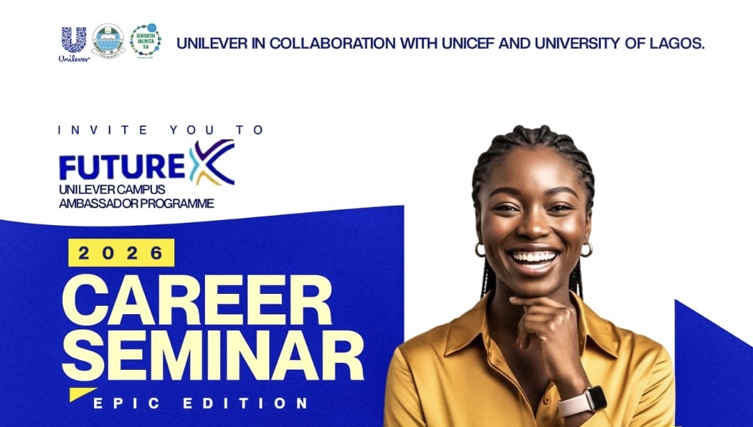 FUCAP 3.0: Unilever, UNICEF, UNILAG hold 2026 Career Seminar, July 20