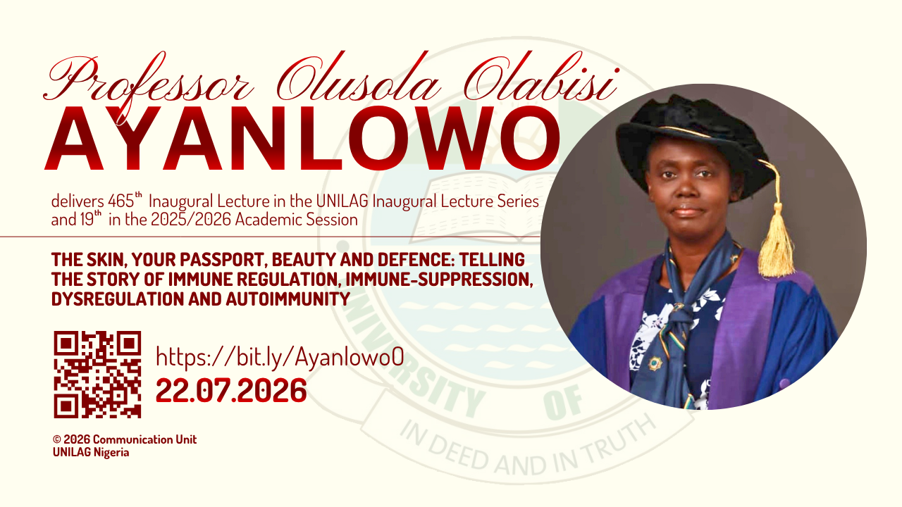 Prof. Ayanlowo Delivers 19th Inaugural Lecture, July 22