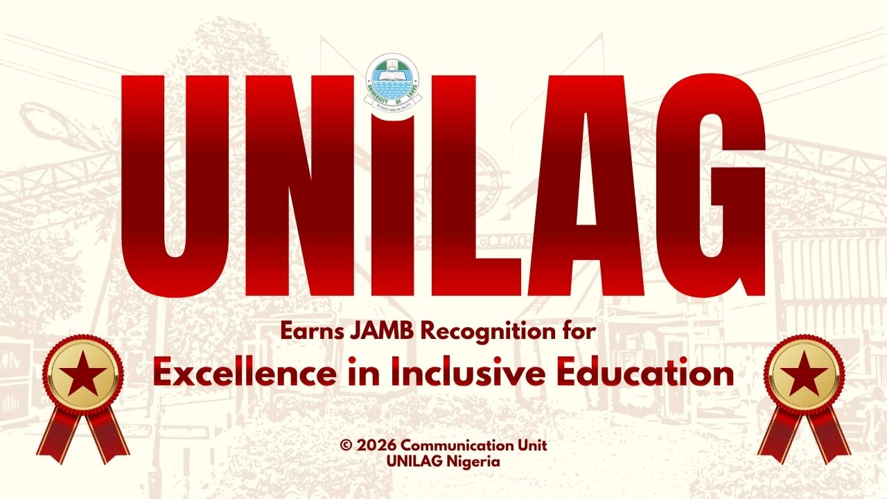 UNILAG Earns JAMB Recognition for Excellence in Inclusive Education