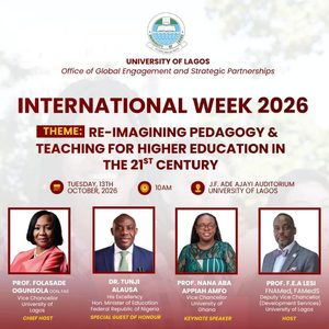 UNILAG International Week 2026 Holds October 12 to 16