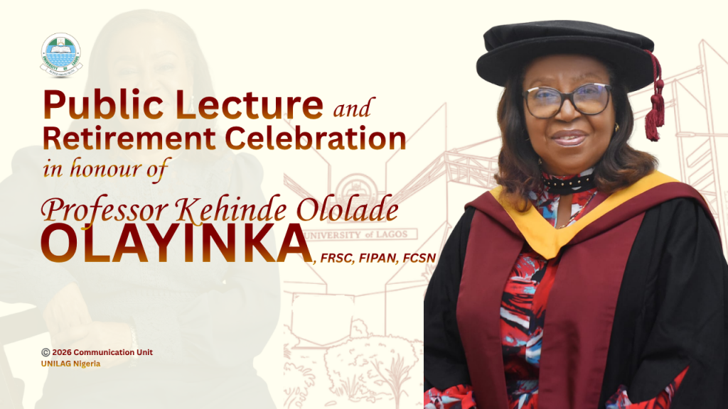 UNILAG Chemistry Department Celebrates Prof. Kehinde Olayinka’s Legacy of Leadership and Excellence, Nov. 3